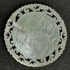 10 Round Antique Chinese Gaming Money Chips