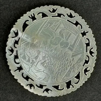 10 Round Antique Chinese Gaming Money Chips