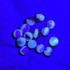 14 Vintage Uranium Glass Marbles