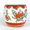 1930s Hand Painted Japanese Kutani Lidded Jar