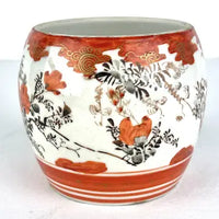 1930s Hand Painted Japanese Kutani Lidded Jar