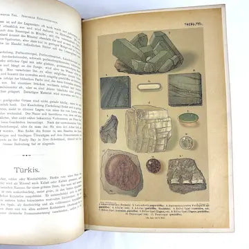 1st Edition Max Bauer Edelsteinkunde Gemology Book 1896