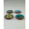 4 Signed Jemez Pueblo Miniature Plates