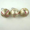 5 Antique Striped Feather Tree Ornaments