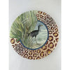 5 Hand Painted Porcelain Savane Plates from Gien France