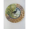 5 Hand Painted Porcelain Savane Plates from Gien France