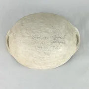 Acoma White Brown Vintage Bowl with Looped Handles