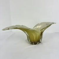 Alfredo Barbini Murano Art Glass Centerpiece Bowl