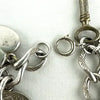 Amazing Vintage Charm Bracelet with Puffy Hearts, Native Charms and Religious Charms