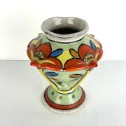 Antique Art Deco Vase Hand Painted in Japan