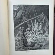 Antique Book Rimes of the Ancient Mariner by Coleridge Altemus Edition