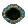 Antique Chinese Quatrefoil Shaped Cloisonne Footed Bowl