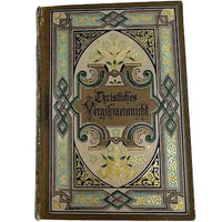 Antique Christian Forget Me Not German Prayer Book