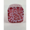 Antique Cranberry Opalescent Bitters/Barber Bootle with Seaweed Pattern