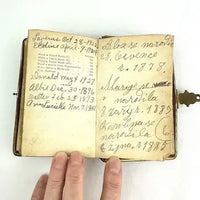 Antique Czech Prayer Book with Bone and Celluloid Details