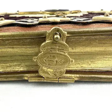 Antique Czech Prayer Book with Bone and Celluloid Details