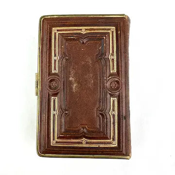 Antique Czech Prayer Book with Bone and Celluloid Details