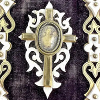 Antique Czech Prayer Book with Bone and Celluloid Details