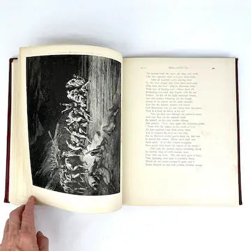 Antique Dante’s Inferno with Illustrations by Gustave Dore