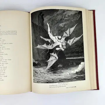 Antique Dante’s Inferno with Illustrations by Gustave Dore