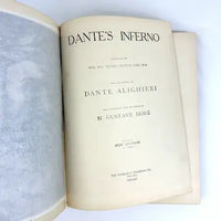 Antique Dante’s Inferno with Illustrations by Gustave Dore