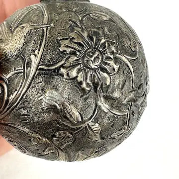 Antique English Sterling Silver Perfume Bottle