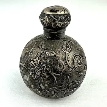 Antique English Sterling Silver Perfume Bottle