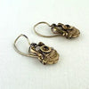 Antique Etruscan Revival Gold Filled Earrings