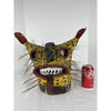 Antique Folk Art Guerrero Leather Tiger Ceremonial Mask