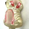 Rare Antique German Blown Glass Angel Clip Ornament