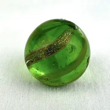 Antique German Lutz Aventurine Banded Marble