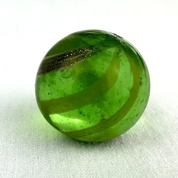 Antique German Lutz Aventurine Banded Marble