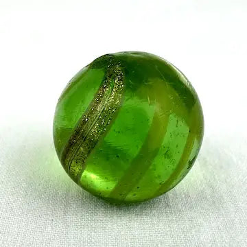 Antique German Lutz Aventurine Banded Marble