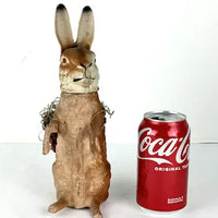 Antique German Paper Mache Candy Container Easter Rabbit