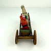 Antique German Santa and Horse Drawn Sleigh Pull Toy