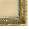 Antique Gilt Deep Picture Frame 8.5” x 9.5” Opening