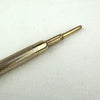 Antique Gold Filled Mechanical Pencil with Pink Glass Seal Stone