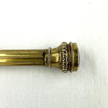 Antique Gold Filled Mechanical Pencil with Red Glass Seal Stone