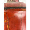 Red Chinese Antique Wedding Box Handcarved and Painted