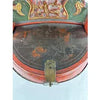 Red Chinese Antique Wedding Box Handcarved and Painted