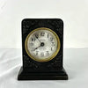 Antique Ironclad Working Alarm Mantle Clock