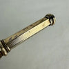 Antique JC Aikin Large Gold Filled Pen and Pencil Combo with Crystal Quartz Gemstone