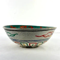 Antique Japanese Kyoto Ware Bowl by Okada Gyozan