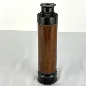 Antique Mahogany and Brass Four Draw Telescope