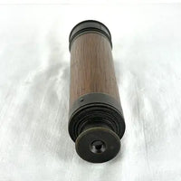 Antique Mahogany and Brass Four Draw Telescope