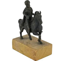 Antique Patinated Bronze Sculpture of Marcus Aurelius