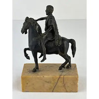 Antique Patinated Bronze Sculpture of Marcus Aurelius