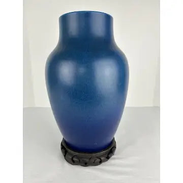 Antique Pilkington Royal Lancastrian Large Blue Vase