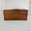 Antique Primitive Cherry Wood Trapezoid Shaped Box