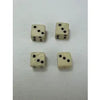 Antique Set of 4 Tiny Bovine Bone Dice